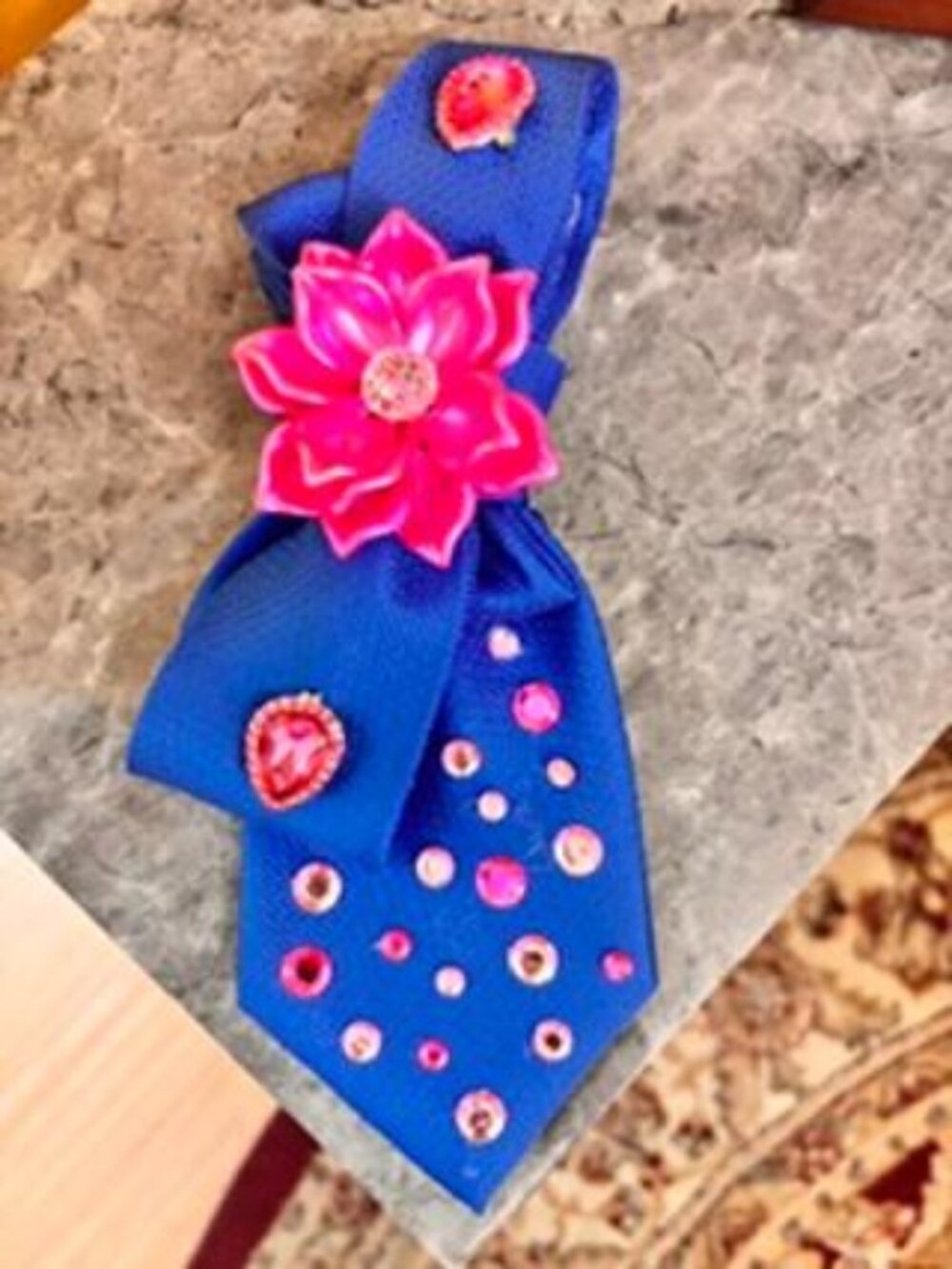 Custom Handcrafted Women's Tie Necklace